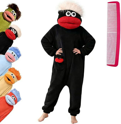 Pijama Ponible Tipo Manta con Capucha de Monstruo, Ultra Suave