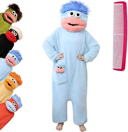 Pijama Ponible Tipo Manta con Capucha de Monstruo, Ultra Suave